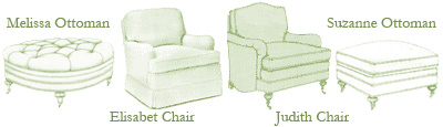 Organic Chairs and Ottomans